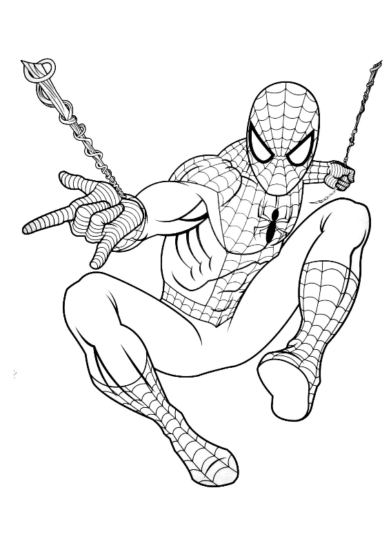 Spider Man kolorowanki